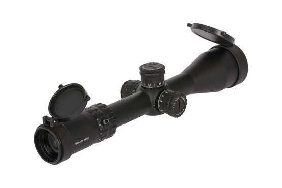 Primary Arms 3-18x50 front focal plane rifle scope with HUD DMR 308 reticle with configurable magnification fin.